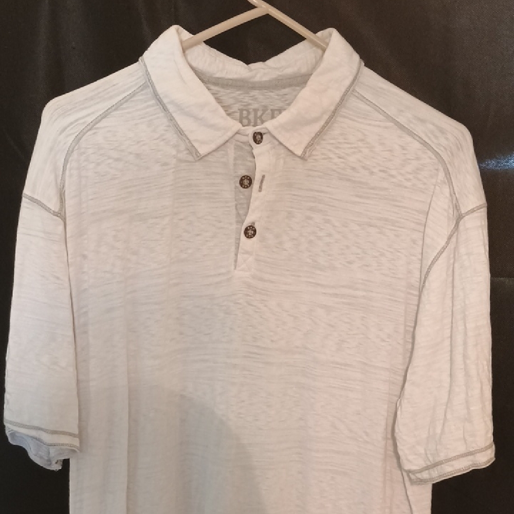 BKE Off-White Polo Shirt